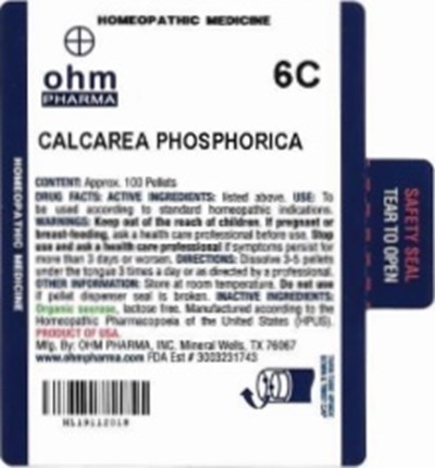 Md Tube Label (Calcarea Phosphorica   Md Tube Label)